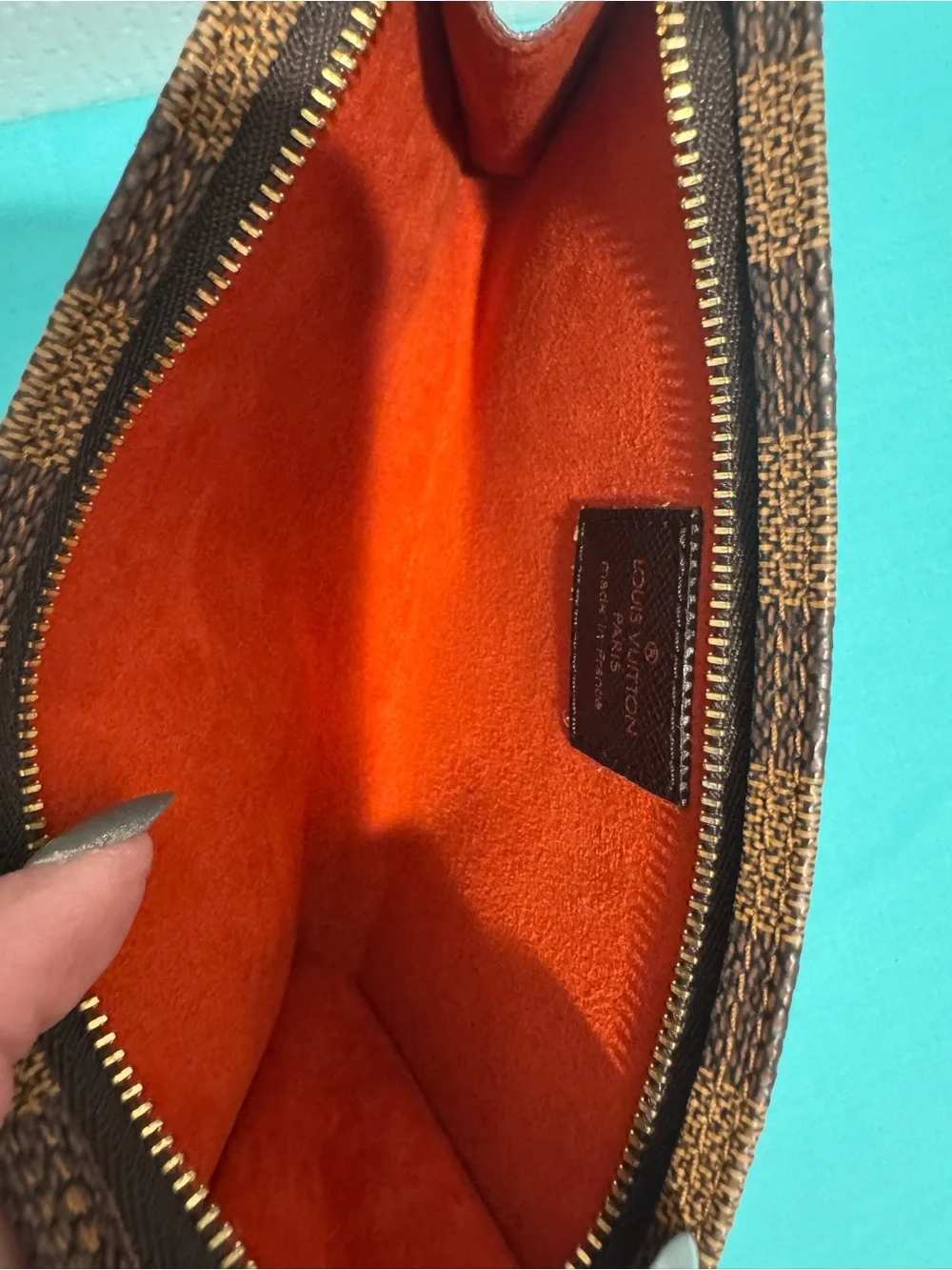 Louis Vuitton Damier Zipped MM Pouch